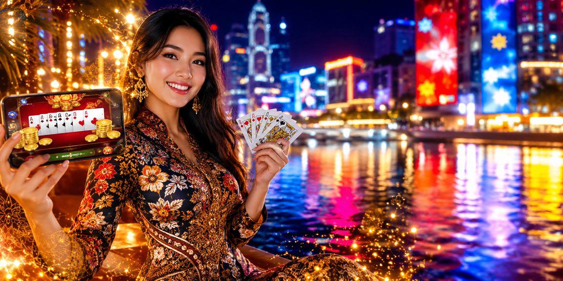Permainan kad rummy bergaya batik di Kuala Lumpur Malaysia