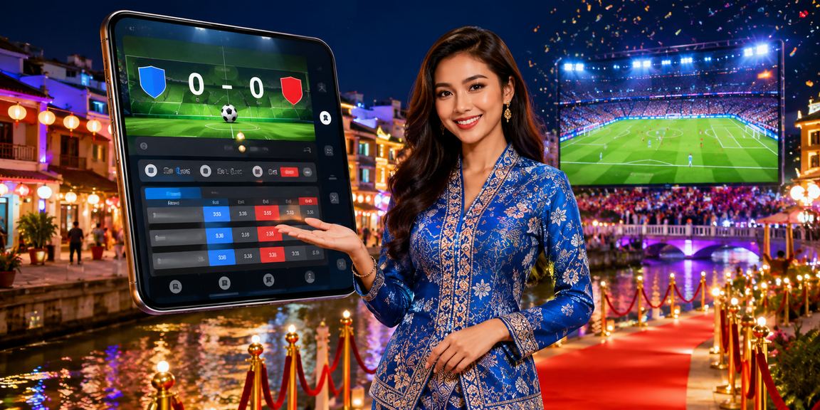Peminat bola sepak Malaysia menyemak tip pertaruhan perlawanan berbaju kurung di Melaka